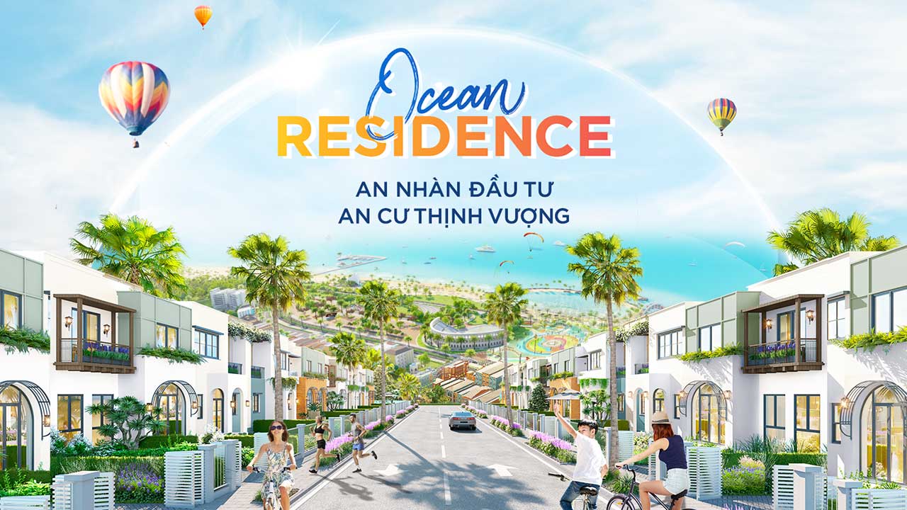 SHOPHOUSE 2 MẶT TIỀN OCEAN RESIDENCE